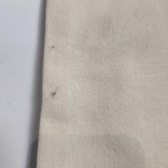 West Elm Blue Ivory Crewel Honeycomb Pillow Cover Case 18 x 18in Square Button - Picture 5 of 5